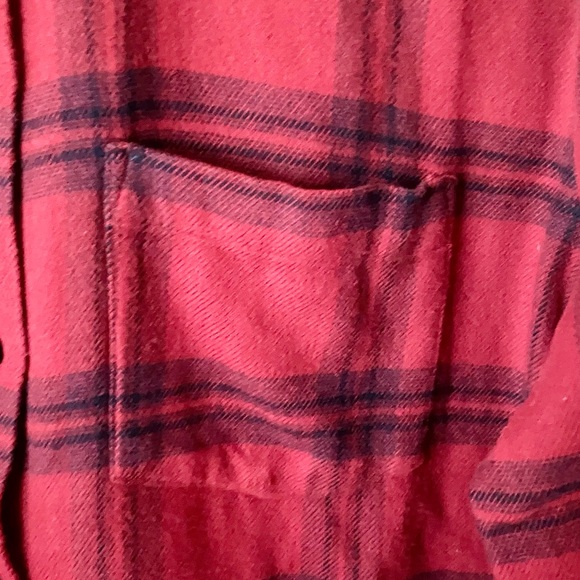 Madewell Flannel Oversized Ex-Boyfriend Shirt in Windowpane - Picture 12 of 16